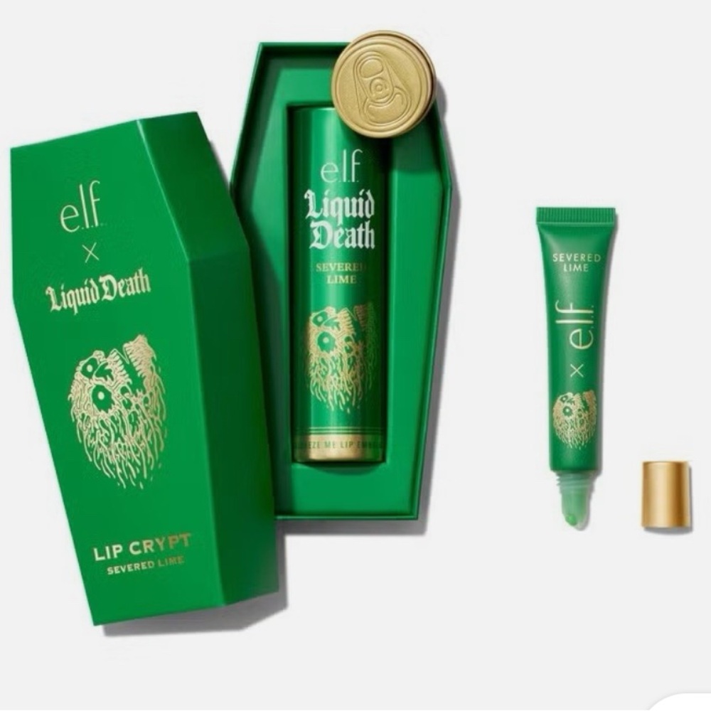 ELF x Liquid Death Lip Crypt - Severed Lime